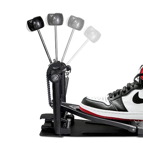 Softline Pro SP51 Iron Cobra Single Bass Drum Pedal Double Chain Drive Kick Pedal with Power Glide Cam, Adjustable Spring Tension & Beater Angle Heavy Duty Drum Pedal for Acoustic & Electronic Drums 3