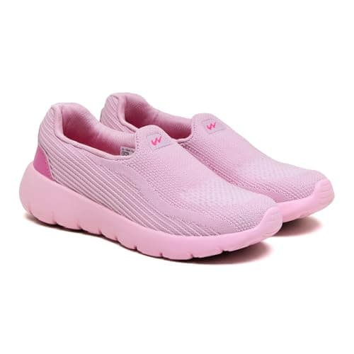 Campus Child STEEVY CH B.Pink/WHT Walking Shoes - 2UK/India 1 Pair 3