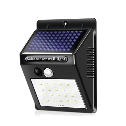 DYROX 20 LED Bright Outdoor Solar Lights with Motion Sensor Solar Powered Wireless Waterproof Night Spotlight for Outdoor/Garden Wall, Solar Lights for Home (Pack of 1)