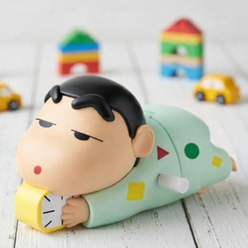 Kivsomo Shinchan Wind-Up Moving Toy for Kids | No Battery Required Crawling Mechanism | Cute Shinchan Action Figure | Mechanical Walking Toy for Boys & Girls | Multicolor