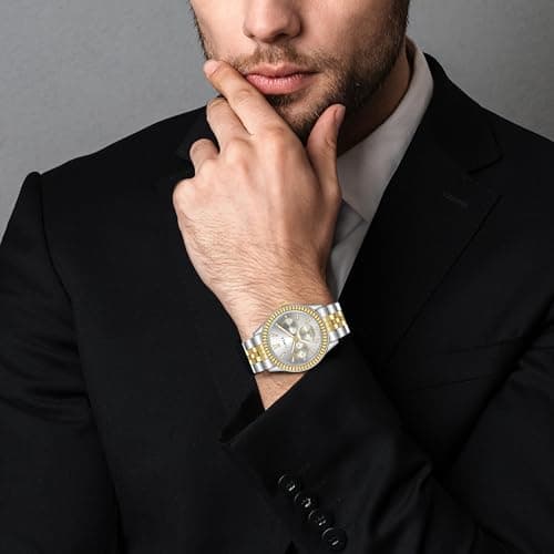 TIMEX Analog Watch for Unisex with Silver-Tone Round Dial & Multicolor Stainless Steel Bracelet Band Water Resistant Unisex Wrist Watches - TW0PRE001 5