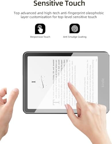 VERTUS® Premium Tempered Glass Screen Protector for All-new Amazon Kindle Paperwhite || Kindle Paperwhite (12th Generation) (7" inch) (2025 Released) 4