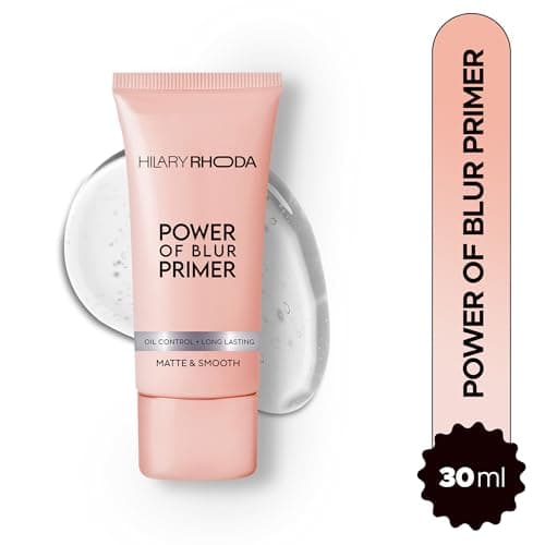 Hilary Rhoda Power of Blur Primer for face | Silicone-Based & Pore Filling | Matte Finish, Oil Control, Waterproof & Vitamin Enriched | 30ml 2
