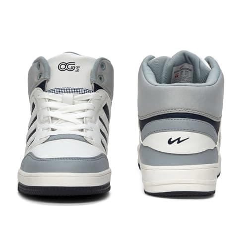 Campus Men's OG-26 WHT/Navy Sneakers - 9UK/India OG-26 3