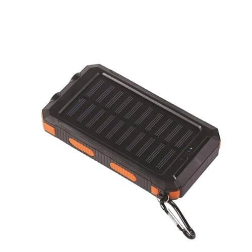Yashidun® Waterproof Solar Power Bank 20000mAh with Compass and Dual USB Ports Ultra Thin Design