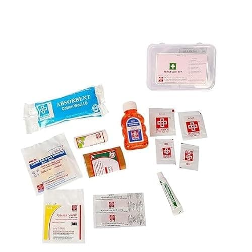 STAR SAI COLLECTION- First Aid Kit Storage Box with Medical Supplies Transparent Plastic Organizer Case for Home, Office, Travel & Emergency Use –Medical Supply Container 3