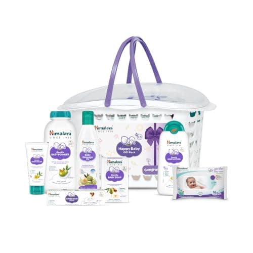 Himalaya Baby Gift Pack Basket,Pack of 1 set,white