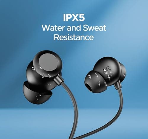 Original Bullets Wireless Z3 for OnePlus Bluetooth in-Ear Neckband Earphones with Mic, 45dB Hybrid ANC, 12.4mm Bass Drivers, Fast Charge 10 Mins – 20H Music, 28H Battery 3