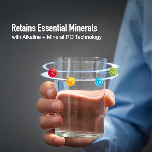 KENT Sapphire RO Water Purifier|RO+UF+Inline UV+Alkaline+TDS Control+UV LED in Tank | Fully Automatic On & OFF Operation|.0001 Micron RO Membrane|20 LPH| 8L| Ideal For Borewell/Tanker/Municipal Water 3