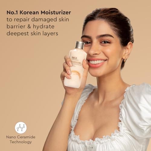 The Face Shop Rice & Ceramide Face Cream 70ml | Barrier Repair Moisturizer for Dry Skin, Intense Hydration & Strengthening | 12Hr Moisture Lock | Korean Skincare 2