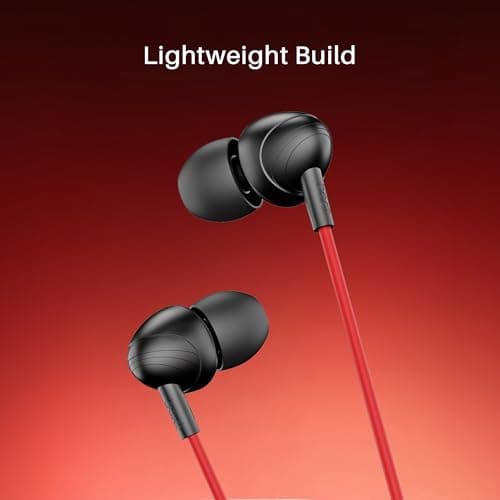 Boat BassHeads 210 Wired Earphones with 10mm Drivers, Signature Sound, in-Line Microphone, 3.5mm Jack, Voice Assistant & 120cm Cable (Active Black) 5