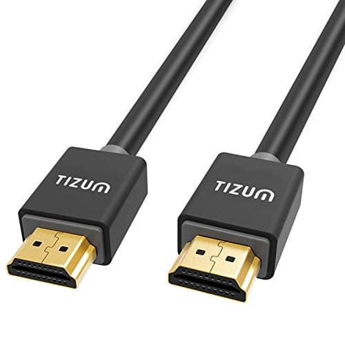 TIZUM “Ultra” Gold Plated High Speed 4K HDMI to HDMI Cable/HDMI 2.0 Cord 18Gbps, Compatible with 3D,HD Audio & Video 2160p - For Laptop,Projector,TV,Xbox 360,PS5,PS4,Blu-Ray, Camera (3 M/10 Ft)