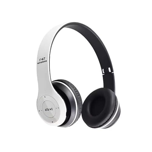 P47 Wireless Over Ear Headphones Bluetooth with Mic (Multicolor)