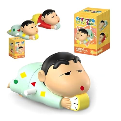 “AR Toys & Games Store Shinchan Moving Toy – Action Figure for Boys & Girls, PVC Multicolor, Shinchan Clock Red Moving & Crawling Toy for Kids” 3