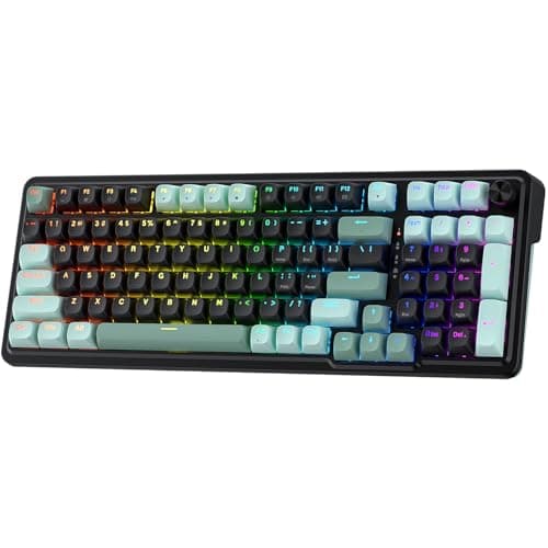Redragon K686 HE Rapid Trigger Gaming Keyboard, 98 Keys 8K Wired Mechanical Keyboard w/Next-Gen UltraMag 100% POM Silky Magnetic Switch, Dual-Module Floating Patent Structure Design, 2-Layer Noise