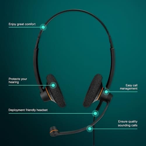EPOS Sennheiser Culture Series Wideband Over Ear Wired Headphones SC60-USB-ML, Black 4