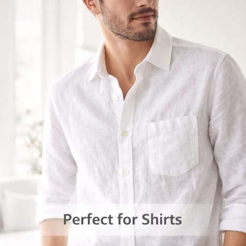 70 LEA Pure Linen Fabric White Unstitched 58 Inch Width | Premium Soft Cotton Feel Breathable Summer Cloth Material for Shirt Kurta Pajama Trouser for Men (1.8 Meter – Short Kurta/Loose Shirt) 5