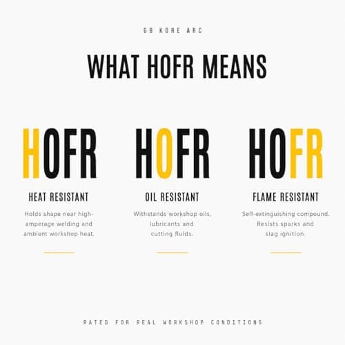 GB KORE ARC HOFR Welding Cable 25 Sq.mm (10 Metre Roll) | Heat, Oil & Flame Resistant Flexible Copper Welding Cable | For Arc, MIG & TIG 4