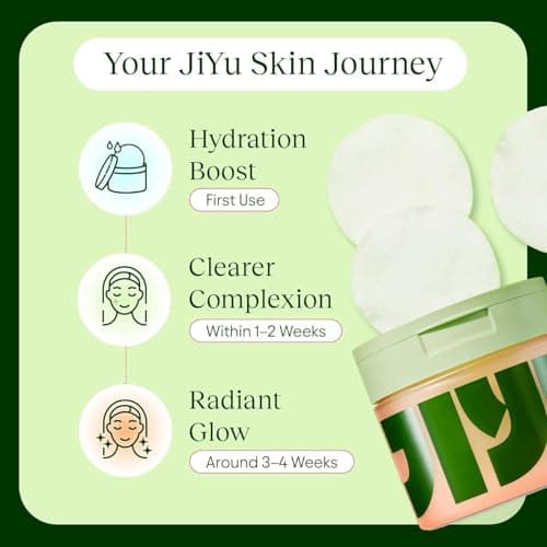 Korean Toning Polish Pads for Face – Dark Spots, Wrinkles & Dull Skin Treatment – Snail Mucin, Niacinamide, Peptides & Centella – Hydrating & Brightening Facial Pads (100 Count) korean 3