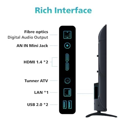 Philips 108 cm (43 inches) 6100 Series Frameless Full HD Smart LED Google TV 43PFT6130/94 4