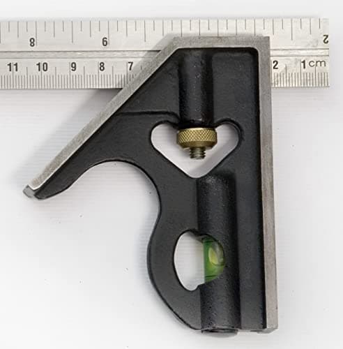 KRISTEEL | Combination Try & Metre Square - 2 pc. Set (300 mm.) Polish Finish [1516A] 4