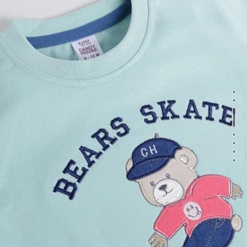 Shree Shyam Creations Kids Clothes for Boys | Printed Cotton Half Sleeves Tshirt and Denim Shorts Baby Boy Dress | Soft Breathable Regular Summer Wear Kids Dress Boys 3