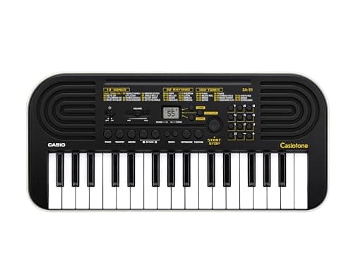 Casiotone Mini Keyboard SA-51 with Piano tones, Black