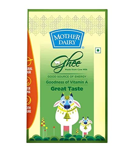 Mother Dairy Cow ghee Pack, 1 Liter