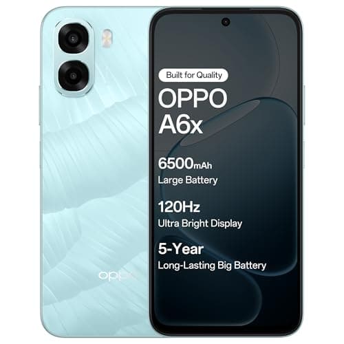 Oppo A6X 4G (Ice Blue, 4GB RAM, 64GB Storage) with No Cost EMI/Additional Exchange Offers