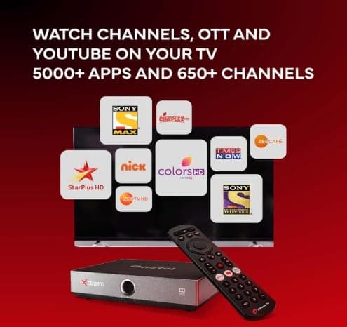 Airtel Xstream Only Box | Android TV Box | Pay 3100 and get 3600 Cashback| Standard Installation (Ultimate Tamil HD) 4