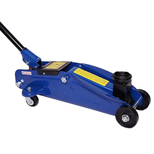 Eastman Hydraulic Floor Jack, Ton- 2 High Profile, Heavy Duty Steel Construction Light Weight Ideal for Car & Truck Repair, Tire Change and Garage Use (E-3017)