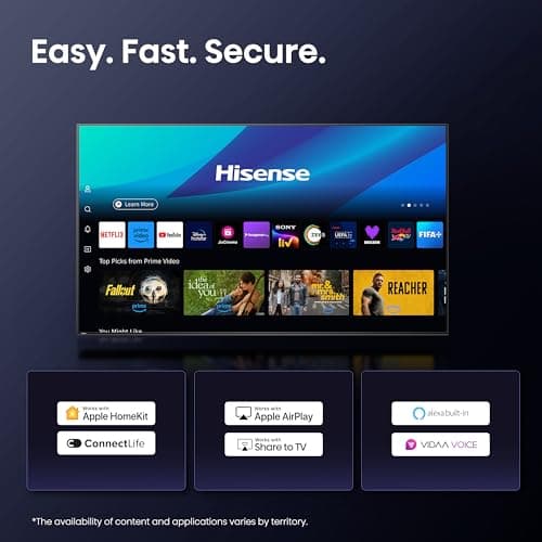 Hisense 254 cm (100 Inches) 4K Ultra HD Smart QLED TV | Dolby Vision Atmos, HDR10+ Adaptive | 144 Hz Game Mode Pro | 2.1 CH 50W Speakers with Subwoofer | VIDAA OS | 100E7Q PRO (Charcoal Grey) 3