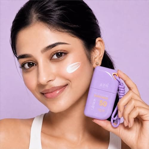 Sokora Sunscreen SPF 50 PA+++ Broad Spectrum UVA/UVB & Blue Light Protection Brightening UV Defense Lightweight, Non-Greasy, No White Cast Daily Face Sunscreen for All Skin 50 ml 3