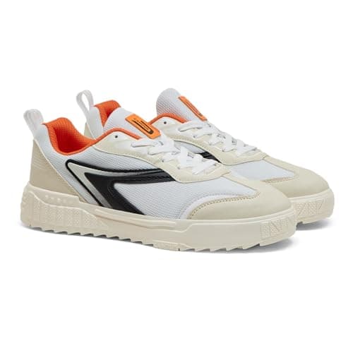 Campus Men's Static WHT/Cream Sneakers - 9UK/India 1 Pair 3