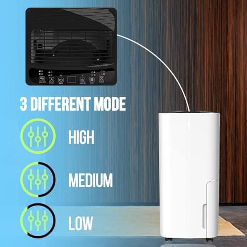 ADVANCE Electric Home Dehumidifier with Air Purifier Machine for Home, Office Covers: 300 sq. ft. I Drain 12L/day 5