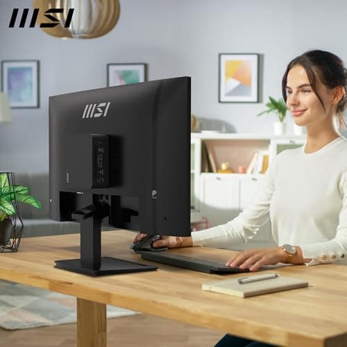 MSI PRO MP273 E14A 27-Inch FHD Computer Monitor, 1920x1080 IPS, 144Hz, 1ms, HDR Ready, AMD FreeSync, Eye Care, Built-in Speaker, HDMI 2.0, DP 1.2a, D-sub, Tilt Adjustable, Vesa Mount, Black 5
