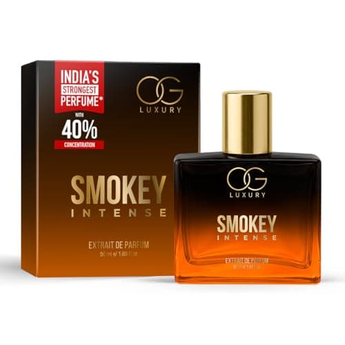 OG Luxury India's First Strongest Smokey Intense Extrait De Perfume for Man| Blends Rich Notes of Whiskey & Sandalwood | Long-Lasting Smokey Perfumes for Men | For Special Occasions & Gifting, 50ML
