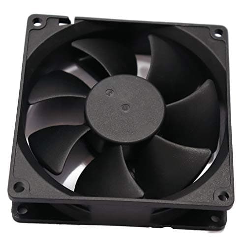 Electronic Spices DC 12V 3.5'' INCH Cooling Fan for PC Case, CPU Cooler Radiator (Black) (3.5 inch fan) 3