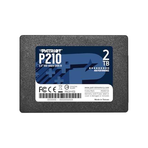 Patriot Memory P210 2TB Internal SSD SATA 3 2.5 Solid State Drive P210S2TB25
