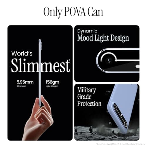 Pova Slim 5G (Sky Blue, 8GB+128GB) 2