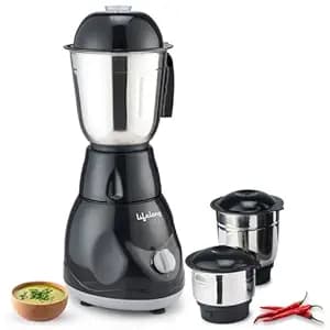 Lifelong LLMG23 Power Pro 500-Watt Mixer Grinder with 3 Jars (Liquidizing, Wet Grinding and Chutney Jar), Stainless Steel blades, 1 Year Warranty (Black)