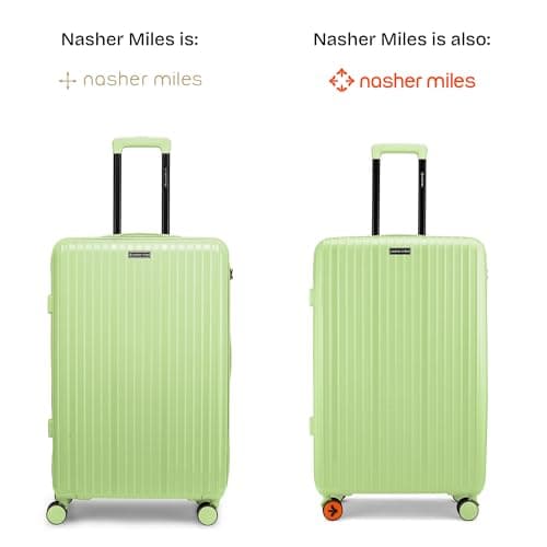 Nasher Miles Pondicherry Hard-Sided Polypropylene Check-in Luggage 24 inch | 65cm | 8 Wheels Medium Trolley Bag for Travel | Suitcase (Lime Yellow) 2