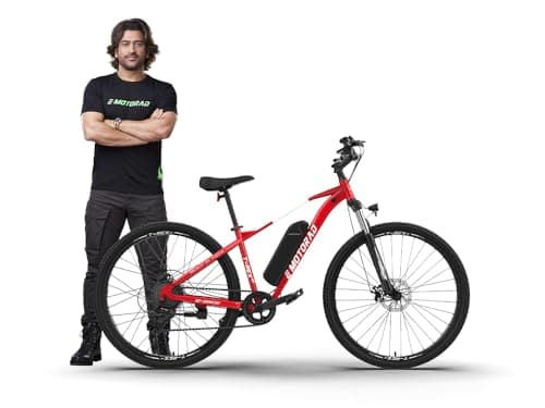 EMotorad T-REX AIR Electric Cycle | 50km Range | 7-Speed Multi Gears | Unisex E-Bike