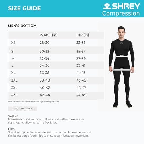 Shrey Apparels Compression Short Tights (XL, White) 5