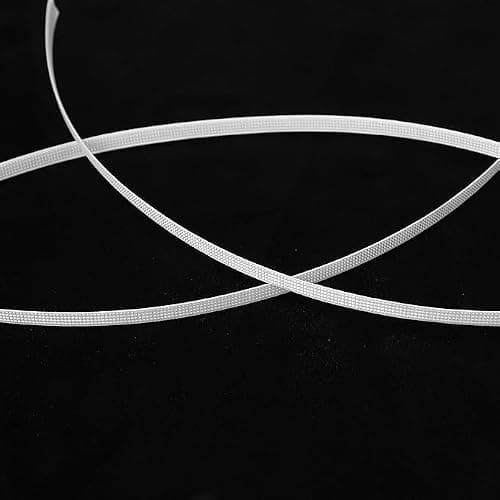 PINACO White Coreset Wire/Rigilene/Boning wire for Sewing Wedding Dress Gowns,(12MM) (White, 5 Meter) 3