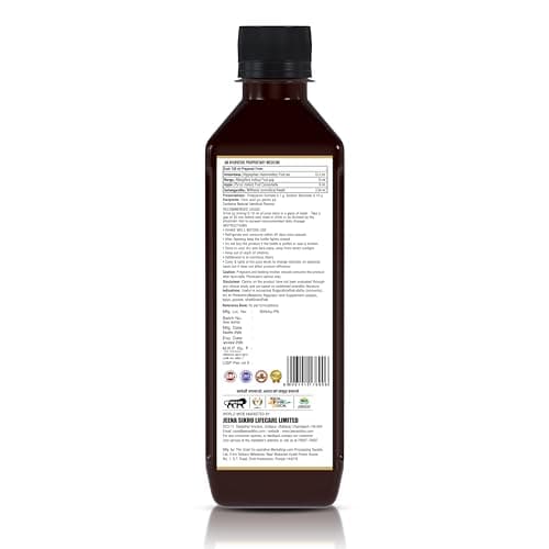 Jeena Sikho Swaranfalam Amrit Himalayan Sea Buckthorn Berry Pulp/Juice Concentrate | Mango Flavour | With Ashwagandha | Cold-Pressed | Natural Vitamin C, Omega 3 6 7 9 & Antioxidants | Supports Immuni 2