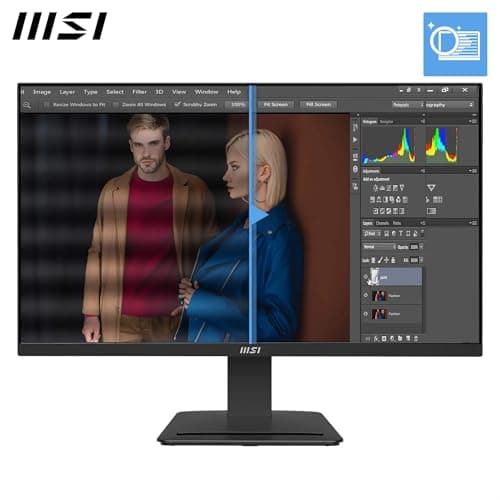 MSI PRO MP273Q E7 27-Inch WQHD Computer Monitor, 2560x1440 IPS, 75Hz, 1ms, Eye Care, Tilt Adjustable, Vesa Mount, Black 3