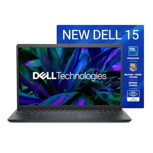 Dell 15 (Previously Inspiron) Laptop, 14th Gen Intel Core i3/Core 3 100U Processor, 16GB DDR4, 512 SSD, Intel UHD Graphics, 15.6" FHD 120Hz IPS AG 250 nit Display, Win 11 + Office 2024, Black, 1.63Kg