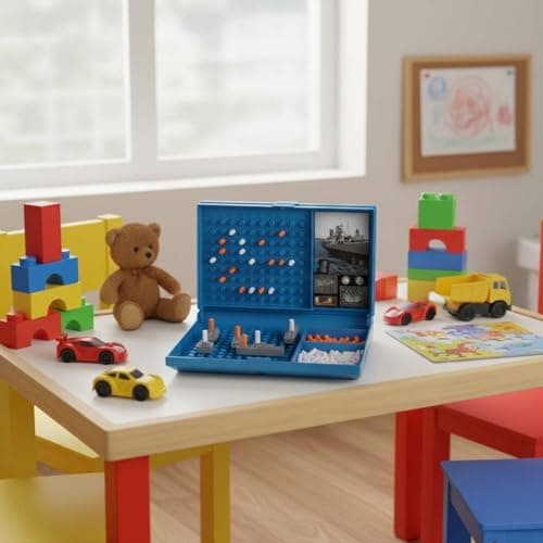 OJIVA® Parent-Child Interaction Battleship Board Game Easy to Play Naval Strategy Game for Families, Kids, Playroom, 707-23 2
