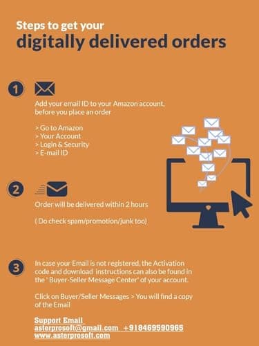 ASTER Annual 3 Workplaces, MS Windows 7/8/10/11/ (2-User 1PC) Annual Subscription 1-Year (Email Delivery No CD) [software_subscription] 6